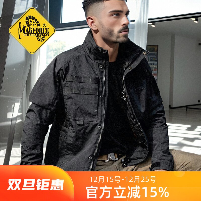 magforce麦格霍斯战术男黑机车服