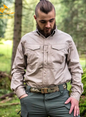 Helikon赫利肯都市守卫者长袖衬衫DF2战术户外透气防刮衬衣