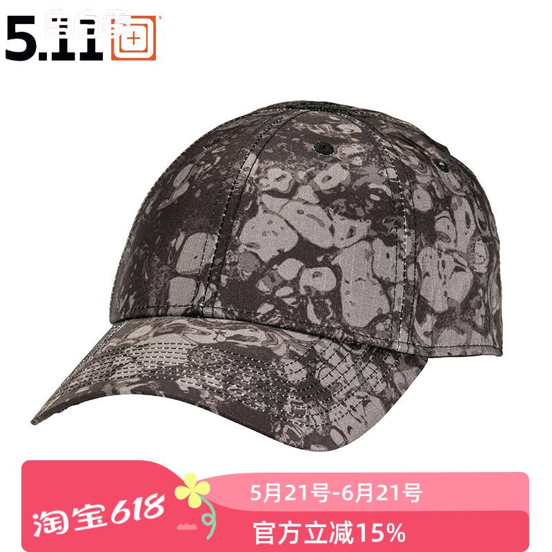 5.11户外帽子军迷帽 511防晒棒球帽休闲户外运动帽遮阳帽89381G7
