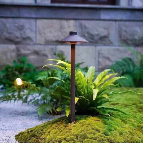 草坪灯户外接电led蘑菇灯地插式花园别墅防水装饰氛围景观庭院灯