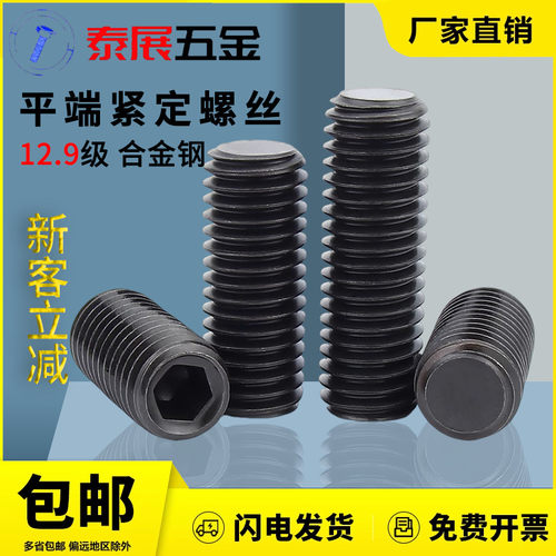 无头钉内六角螺钉泰展合金钢紧定