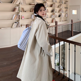 2025秋季新款现货长款风衣2色入#2503-P185-K278，女装风衣，唛多