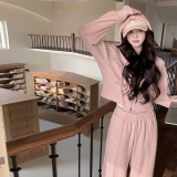 2025秋季新款数据好现货时尚套装2色入#2507-P170-K258，女装运动套装，唛多