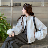 2026春季新款现货灰色外套#6013-P165-k258，女装短外套，唛多