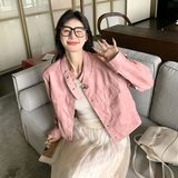 2025秋季现货数据好压纹做旧皮衣2色入#1025P130-K188，女装皮衣，唛多