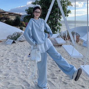 2026年春款现货俏皮减龄腊肠小狗刺绣套装 #2516--P155-K228，女装运动套装，唛多