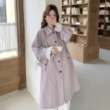 2025秋季新款现货长款风衣2色入#2503-P185-K278，女装风衣，唛多