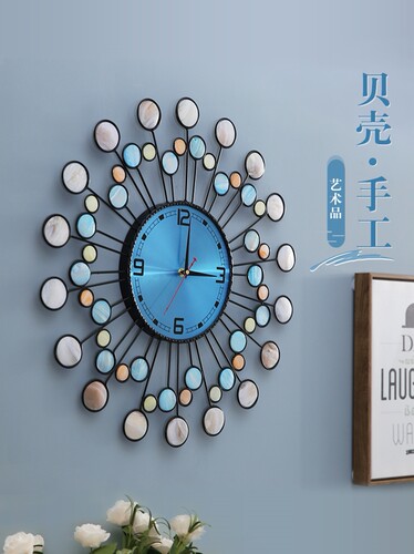 北欧现代简约钟表挂钟时钟客厅创意时尚个性家用表挂墙艺术挂表钟