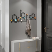 挂衣钩门后衣帽钩挂玄关北欧创意置物架金属轻奢挂钩壁挂简约个性