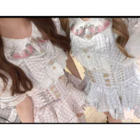 Xianyu Legend liz's new 2025 mass-produced Lolita strawberry embroidered short-sleeved shirt thumbnail 5