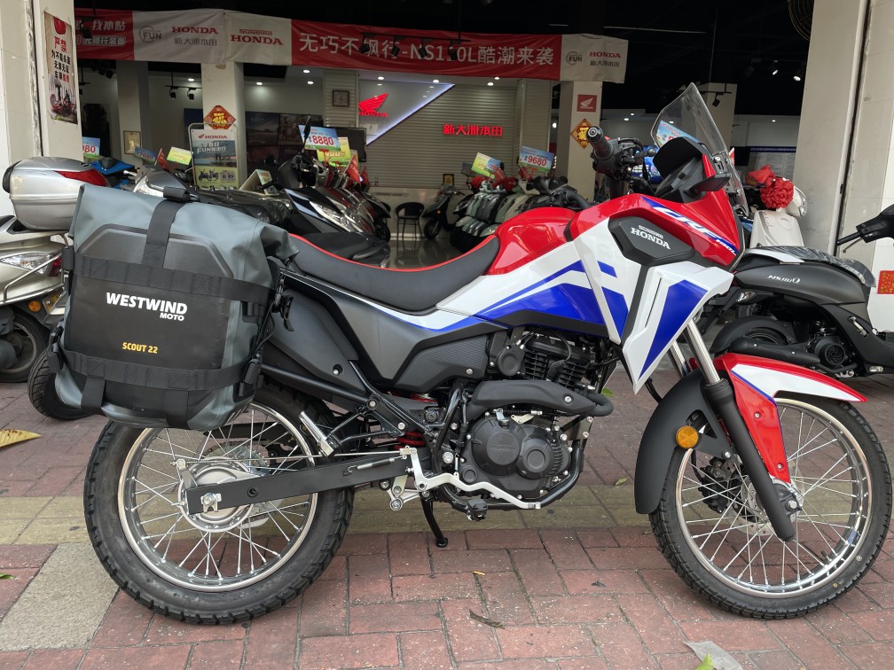 westwind西风侦察兵摩托车边包适配本田crf190l轻量化防水可快拆