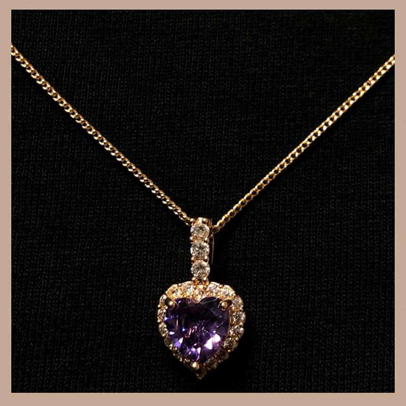 官网新款bm项链爱心紫钻2023年饰品女小众百搭brandymelville蝴蝶,饰品/流行首饰/时尚饰品新,项链,淘宝优惠券,粉丝福利购,淘宝优惠卷