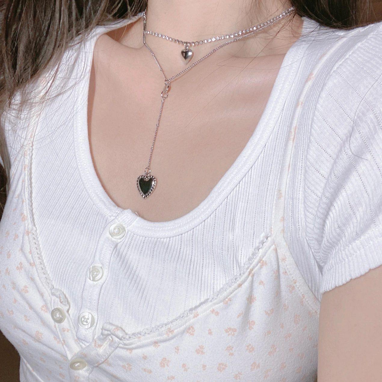 brandymelville大爱心bm项链图片