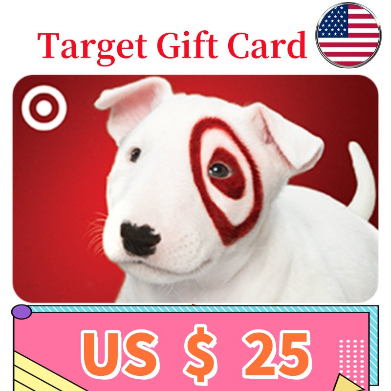 【可囤可赠】美国塔吉特礼品卡Target Gift Card $25美金US目标卡