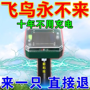 驱鸟神器超声波赶鸟吓鸟新型家用阳台农田菜果园专用太阳能全自动