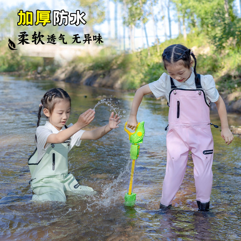 幼儿园防水衣服男女小孩雨裤沙滩