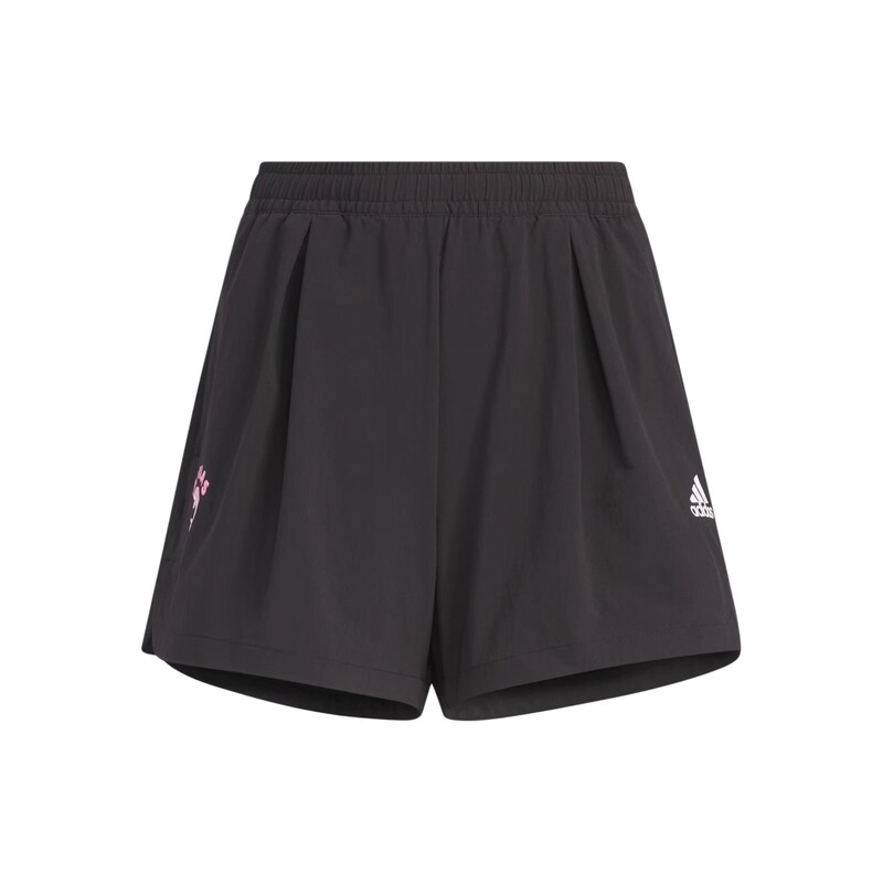 阿迪达斯童装2024年夏季新款女大童梭织短裤宽松运动休闲裤JF3864图片
