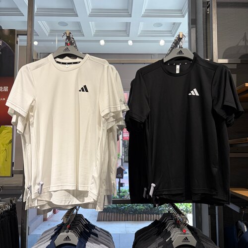 Adidas阿迪达斯男子速干短袖圆领健身透气运动训练半袖T恤KA8339