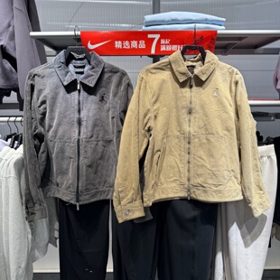 NIKE耐克JORDAN刺绣男子运动休闲健身复古夹克翻领外套IF1826-247