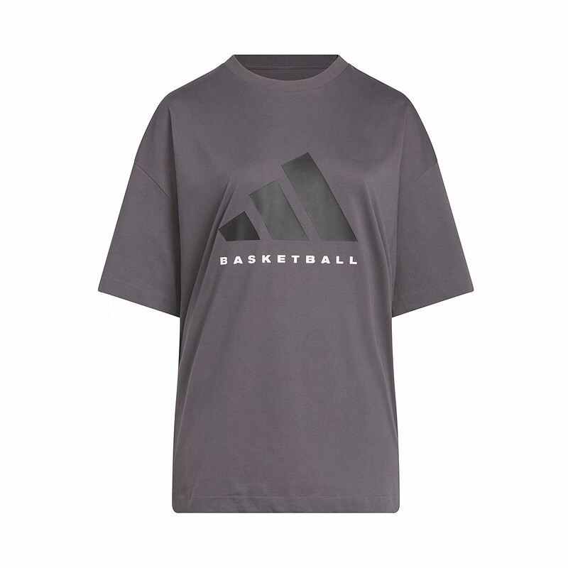 Adidas/阿迪达斯男女通用情侣款纯棉篮球短袖圆领运动T恤JC7834