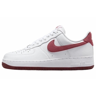 Nike耐克女鞋airforce1空军一号草莓红AF1运动板鞋女FQ7626-100
