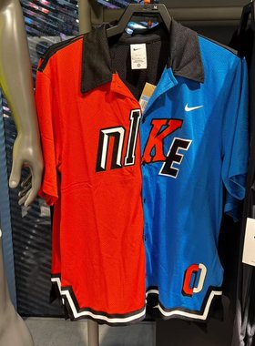 正品NIKE耐克男子衬衫外套速干网眼透气运动训练短袖 IH9267-010