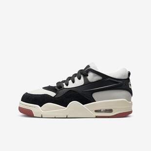 耐克大童鞋2024秋新款AIRJORDAN4气垫运动休闲鞋FQ7938-100-001