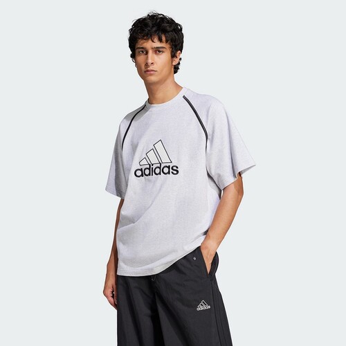 adidas三叶草男款运动透气大logo刺绣圆领短袖T恤IM7839IM7840