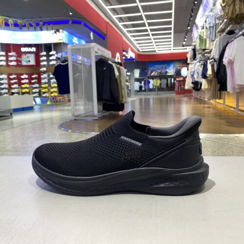Skechers斯凯奇2026夏季男子一脚蹬健步鞋休闲运动鞋211375-BBK