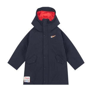Nike耐克灵蛇迎新系列男童大童外套春季新款保暖棉服HV8960