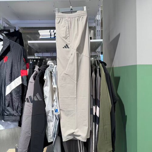 Adidas阿迪达斯男25秋新款速干凉爽梭织训练直筒运动长裤 KB5178