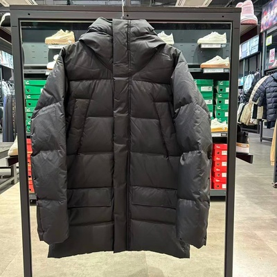 PUMA彪马男羽绒服冬季新款加厚保暖防风连帽中长款外套 684117-01