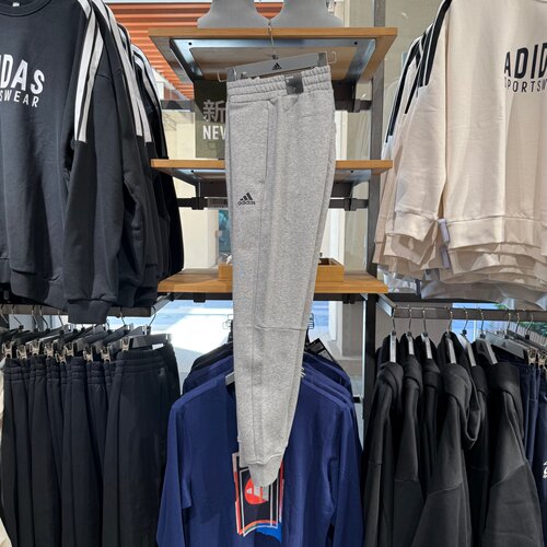 Adidas阿迪达斯男女经典简约加绒保暖跑步运动休闲收脚长裤IB2727