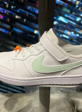 NIKE耐克男女幼童鞋COURT BOROUGH白鞋休闲板鞋运动鞋DV5457-138