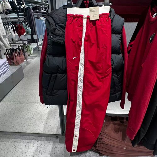 NIKE耐克运动长裤女25冬季新款透气速干宽松梭织直筒裤IF0335-613