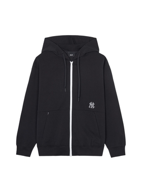 24新款MLB情侣外套男女NY学院风休闲连帽开衫运动夹克3ATRB0441