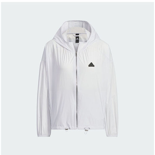 Adidas/阿迪达斯新款宽松休闲运动女城野共生防晒连帽外套IM8835