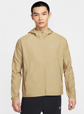 耐克NIKE新品2025夏男梭织运动休闲连帽防风夹克外套DD4747297