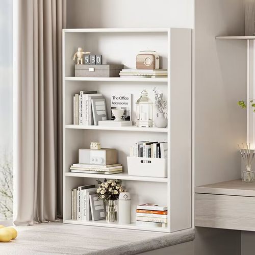 飘窗收纳置物架窗台书架置物架阳台上放的置物架简易家居多用架子