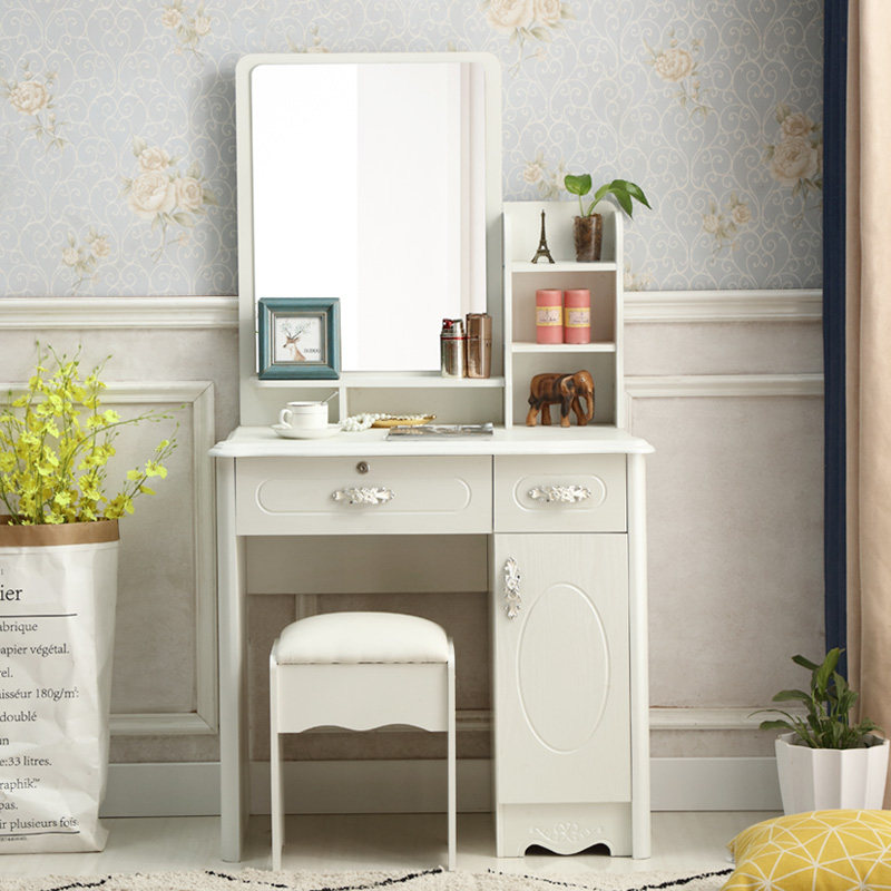 dresser Simplicity modern Small apartment Makeup counters Mini drawer Lock Economic type multi-function bedroom Dressing tablein the Residential furniture , Tables , Dressing/Desk  category - from Buy2taobao.com to provide professional Taobao agent buy service