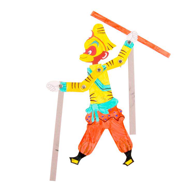 서유기 캐릭터 그림자 놀이 수제 DIY 어린이 그림 제작 재료 패키지 유치원 미술 및 공예 신제품