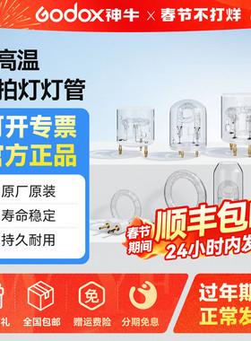 【神牛原厂】神牛AD200 300 400 600Pro 闪光灯管 H200J型灯管灯泡AD1200Pro灯胆专用新款4针 原装外拍灯附件