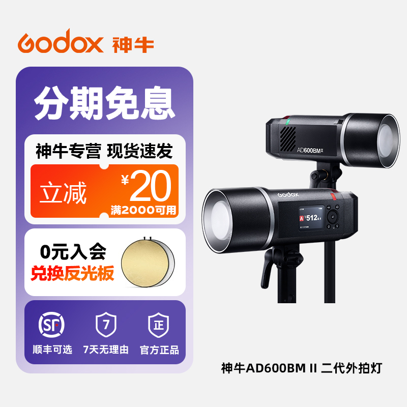 Godox神牛外拍闪光灯AD600BMII