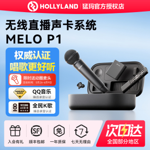 猛玛MELO P1直播声卡套装手机唱歌猛犸直播设备全套麦克风