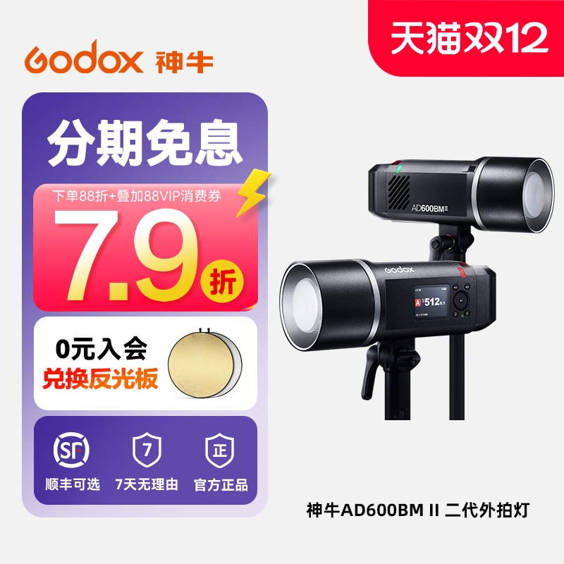 Godox神牛外拍闪光灯AD600BMII