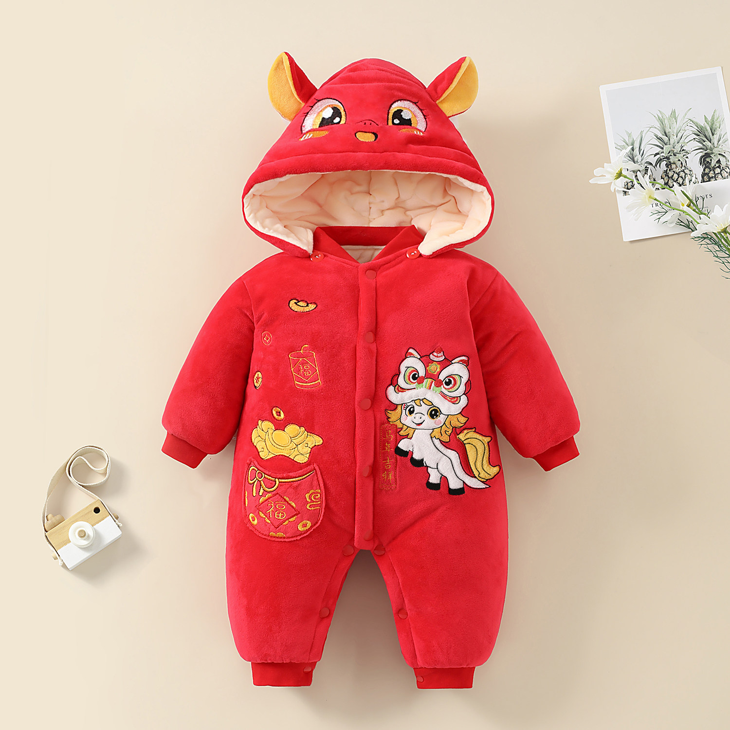 婴儿连体衣秋冬季加绒加厚保暖新生儿睡袋宝宝爬服外出衣服拜年服,婴童用品,睡袋/防踢被,淘宝优惠券,粉丝福利购,淘宝优惠卷