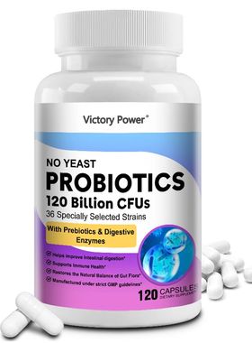 Victory Power Probiotics 120 Billion CFUs,益生菌1200亿