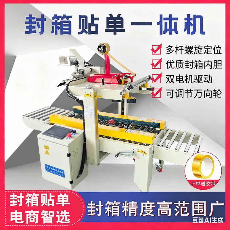 鼎兴封箱贴单一体封贴同步