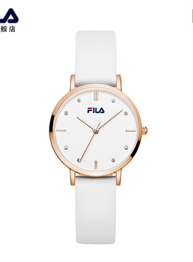 FILA斐乐女士简约小表盘石英表腕表防水时尚学生表欧美手表6066
