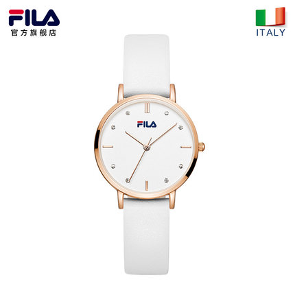 FILA斐乐女士简约小表盘石英表腕表防水时尚学生表欧美手表6066